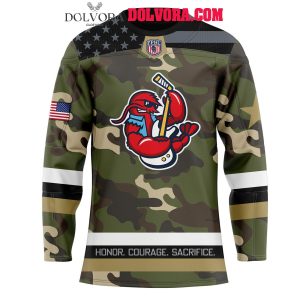 Athens Rock Lobsters Military Night 2025 Honor Service Member Hockey Jersey