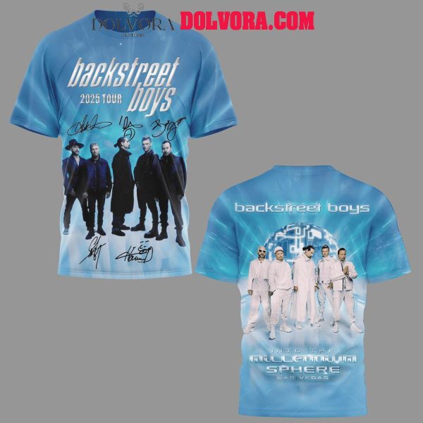 Backstreet Boys 2025 Tour Into The Millennium Sphere Las Vegas Hoodie T-Shirt