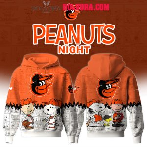 Baltimore Orioles Baseball 75th Anniversary Of Peanuts Snoopy 2025 Hoodie T-Shirt