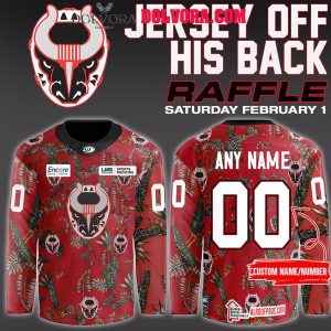 Birmingham Bulls Jersey Off His Back Raffle 2025 Personalized Hockey Jersey