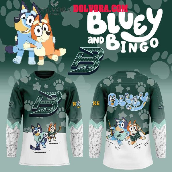 Boston Fleet Bluey 2025 With Bingo Heelers Personalized Hockey Jersey