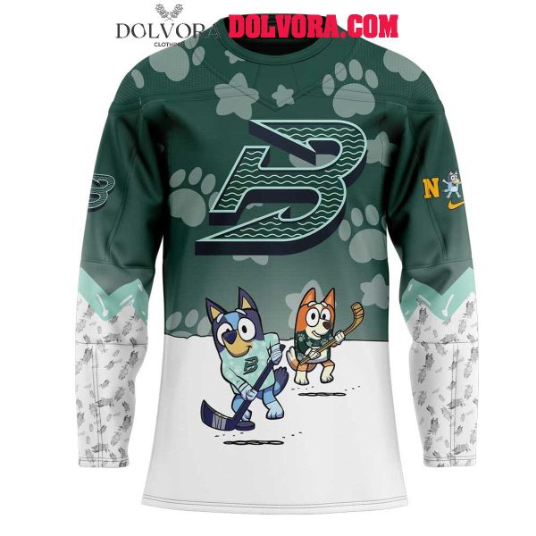 Boston Fleet Bluey 2025 With Bingo Heelers Personalized Hockey Jersey