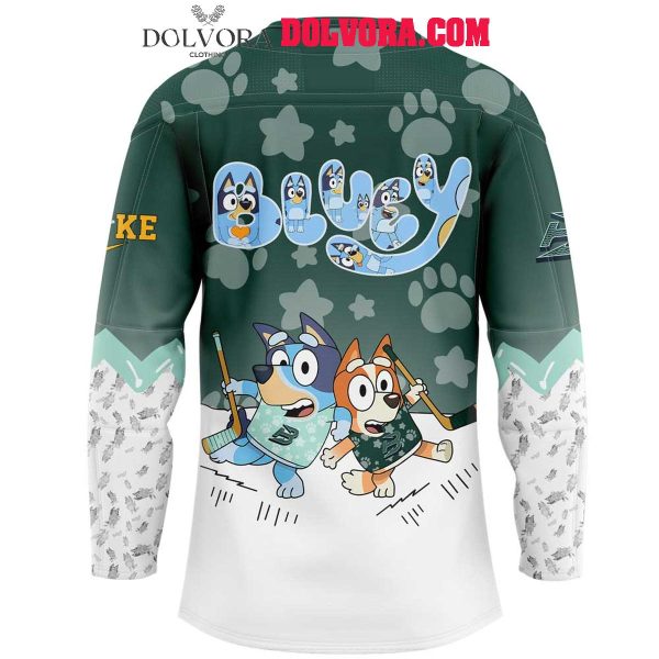 Boston Fleet Bluey 2025 With Bingo Heelers Personalized Hockey Jersey