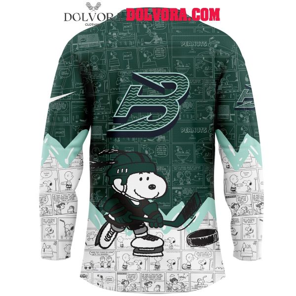 Boston Fleet Snoopy Time 75th Anniversary Of Peanuts 2025 Hockey Jersey