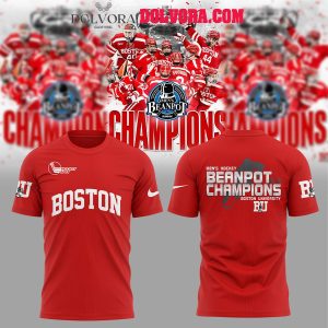 Boston Terriers Men’s Ice Hockey Beanpot Champion 2025 Hoodie T-Shirt