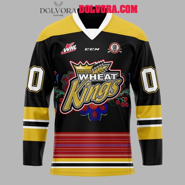 Brandon Wheat Kings 2025 Louis Riel Night Personalized Hockey Jersey