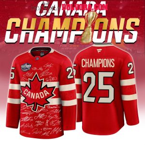 Canada Hockey 2025 4 Nations Face-Off Champions Signature Hockey Jersey