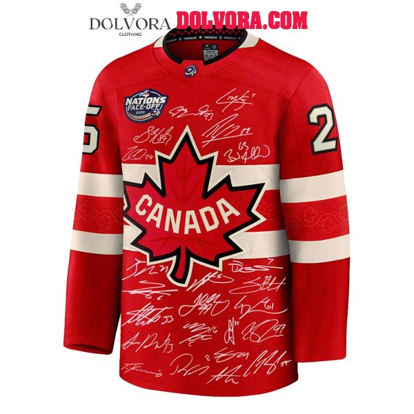 Canada Hockey 2025 4 Nations Face-Off Champions Signature Hockey Jersey