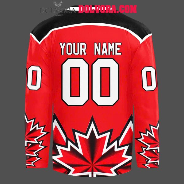 Canada Hockey NHL 4 Nations 2025 Champions Celebration Personalized Hockey Jersey