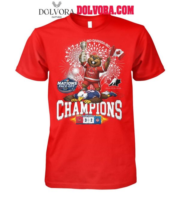 Canada Hockey Team NHL 4 Nations Face-Off Champions 2025 T-Shirt