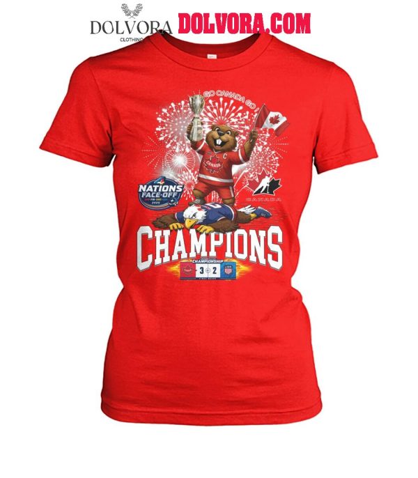 Canada Hockey Team NHL 4 Nations Face-Off Champions 2025 T-Shirt