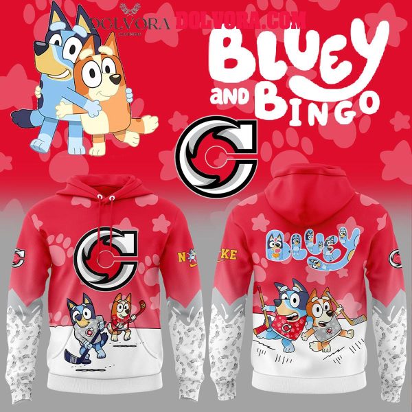 Cincinnati Cyclones Bluey And Bingo Celebration 8th Anniversary 2025 Hoodie T-Shirt