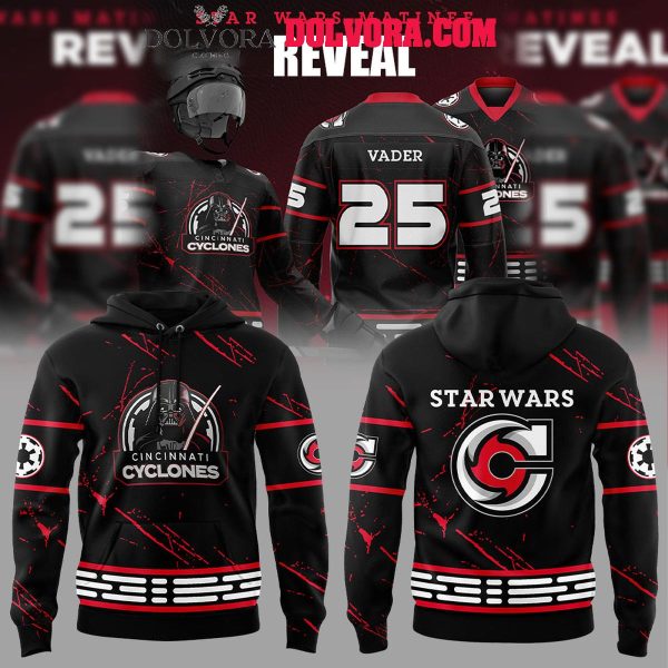 Cincinnati Cyclones Star Wars Matinee Reveal 2025 Season Hoodie T-Shirt