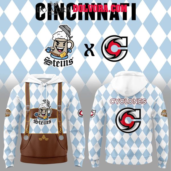 Cincinnati Cyclones Zinzinnati Steins Memories 2025 Hoodie T-Shirt