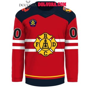 Coachella Valley Firebirds AHL First Responders Cal Fire Personalized Hockey Jersey