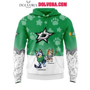 Dallas Stars Bluey 2025 Anniversary Time Hockey Hoodie T-Shirt