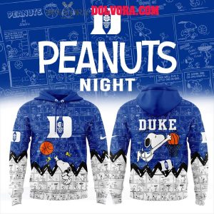 Duke Blue Devils 75th Anniversary Of Peanuts Snoopy 2025 Hoodie T-Shirt