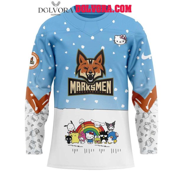 Fayetteville Marksmen Hello Kitty Celebration Night 2025 Hockey Jersey