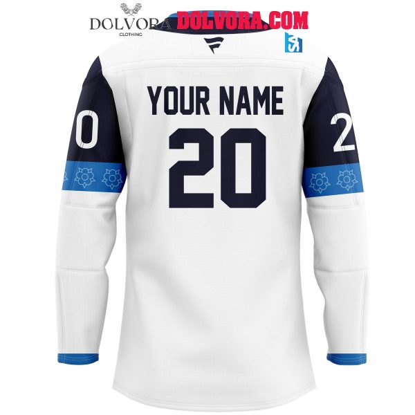 Finland National Team 4 Nations 2025 Personalized Hockey Jersey