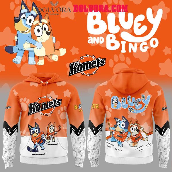 Fort Wayne Komets Bluey And Bingo Celebration 8th Anniversary 2025 Hoodie T-Shirt