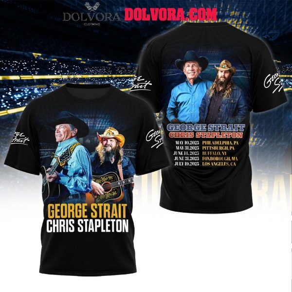 George Strait Chris Stapleton The Duo Country American 2025 Hoodie T-Shirt