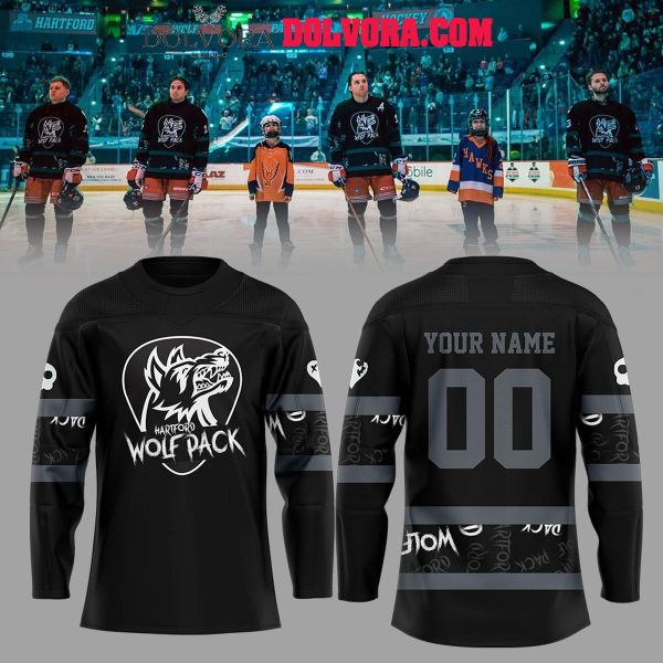 Hartford Wolf Pack 2025 One Team One Man Personalized Hockey Jersey