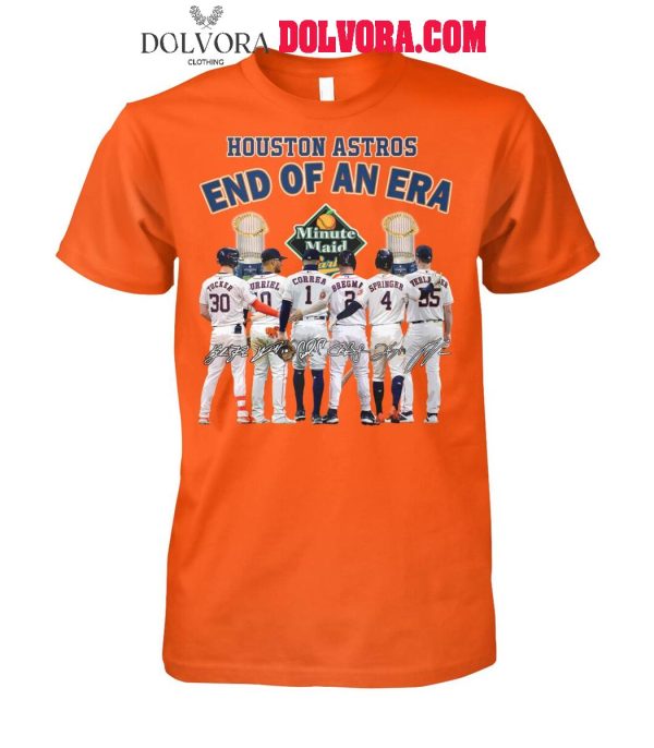 Houston Astros End Of An Era 2025 Minute Maid T-Shirt