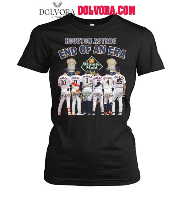 Houston Astros End Of An Era 2025 Minute Maid T-Shirt