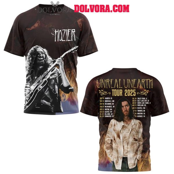 Hozier 2025 Unreal Unearth Tour The Legends Hoodie T-Shirt