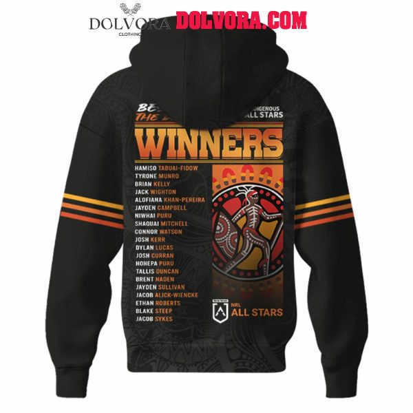 Indigenous All Stars NRL Best On The Day Winner List Team 2025 Hoodie T-Shirt