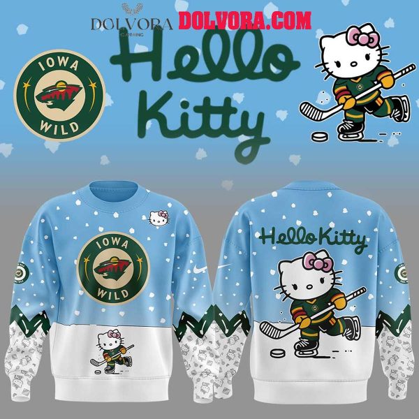 Iowa Wild 2025 Hello Kitty 50th Anniversary Love Hoodie T-Shirt