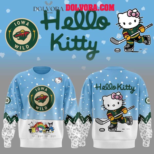 Iowa Wild Childhood Memories 2025 Hello Kitty 50th Anniversary Love Hoodie T-Shirt