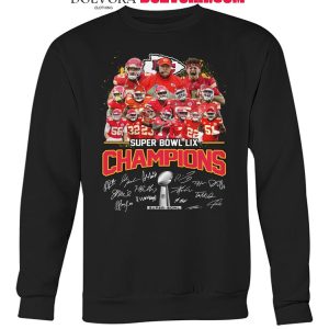 Kansas City Chiefs 2025 Super Bowl LIX Go Chiefs Kingdom Champions Tshirt