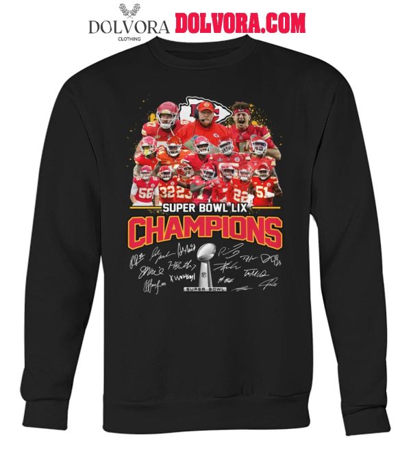 Kansas City Chiefs 2025 Super Bowl LIX Go Chiefs Kingdom Champions Tshirt