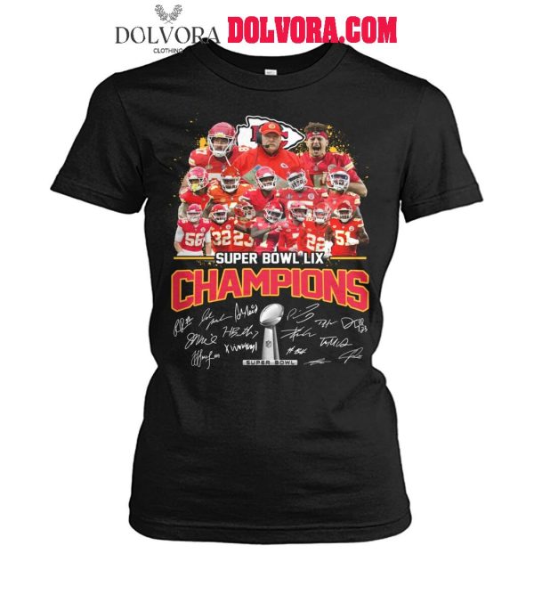 Kansas City Chiefs 2025 Super Bowl LIX Go Chiefs Kingdom Champions Tshirt