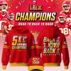 Kansas City Chiefs 2025 Back To Back For SUPER BOWL LIX Hoodie T-Shirt