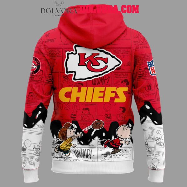 Kansas City Chiefs NFL 75th Anniversary Of Peanuts Snoopy 2025 Hoodie T-Shirt