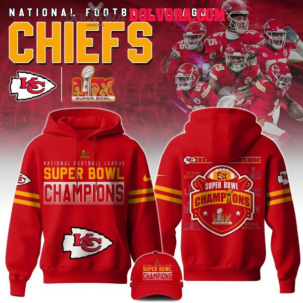 Kansas City Chiefs Super Bowl 5X Champions Celebrate Hoodie T-Shirt