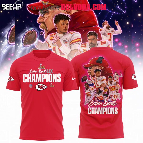 Kansas City Chiefs Super Bowl LIX Champions Go Chiefs 2025 Hoodie T-Shirt