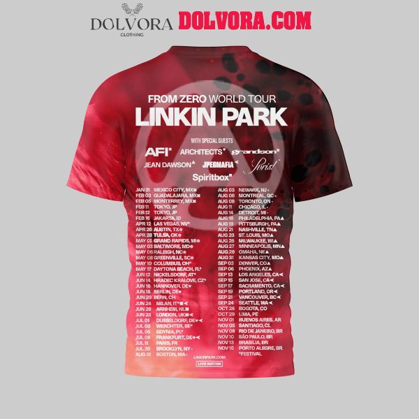 Linkin Park From Zero World Tour 2025 Moda Center At The Rose Quarter Hoodie T-Shirt