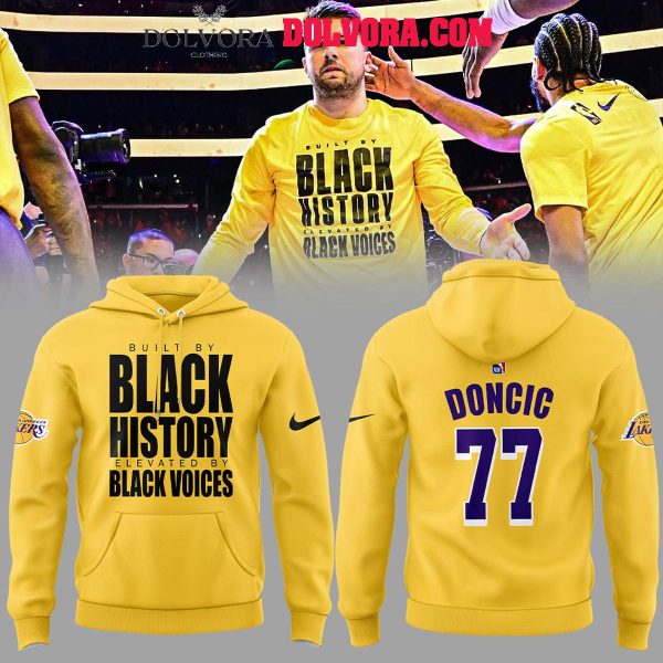 Los Angeles Lakers For Luka Doncic Black History 2025 Hoodie T-Shirt