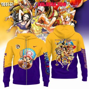 Los Angeles Lakers One Piece 2025 Tony Tony Chopper Hoodie T-Shirt