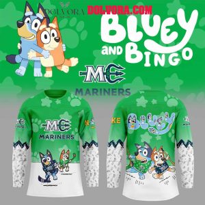 Maine Mariners Rabbits Bluey And Bingo Playing ECHL 2025 Hockey Jersey