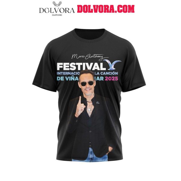 Marc Anthony 2025 Vina Del Mar International Song Festival Hoodie T-Shirt