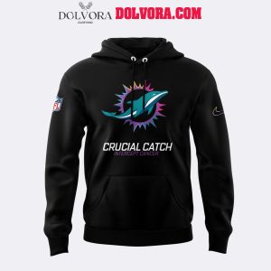 Miami Dolphins 2025 NFL Crucial Catch Cancer Fighter Hoodie T-Shirt