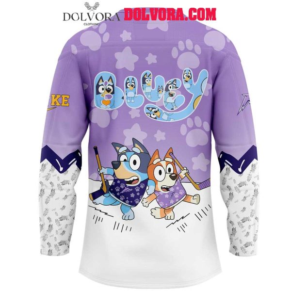 Minnesota Frost Bluey 2025 With Bingo Heelers Personalized Hockey Jersey