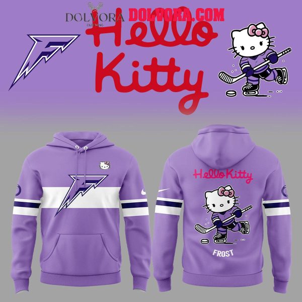 Minnesota Frost Team Color 2025 Hello Kitty 50th Anniversary Hoodie T-Shirt