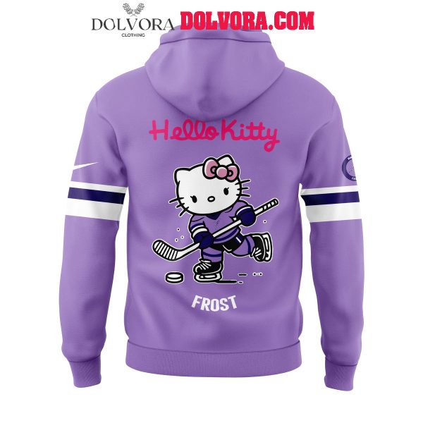 Minnesota Frost Team Color 2025 Hello Kitty 50th Anniversary Hoodie T-Shirt