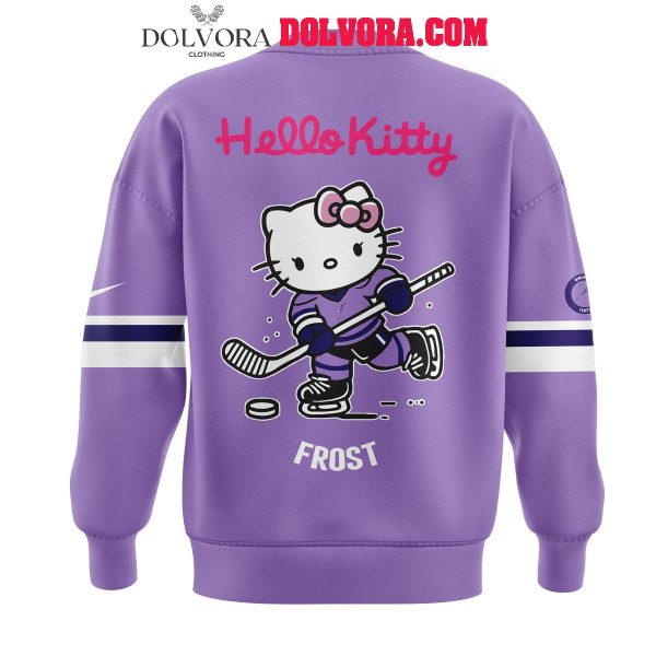 Minnesota Frost Team Color 2025 Hello Kitty 50th Anniversary Hoodie T-Shirt