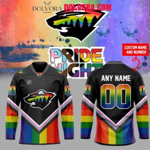 Minnesota Wild Pride Night 2025 Personalized Hockey Jersey